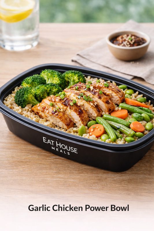 Garlic Chicken & Veggie Power Bowl